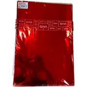 Saco para presente metalizado, Vermelho, 30cm x 45cm, Gala - PT 50 UN