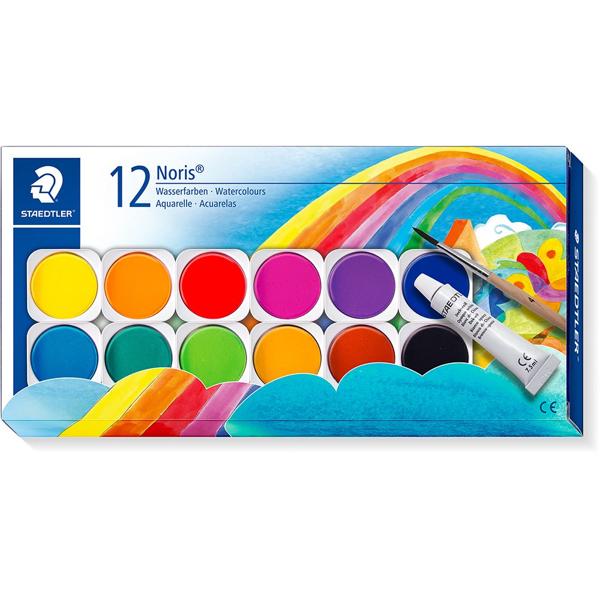 Aquarela 12 cores Kit Noris club 888 NC12 Staedtler CX 1 UN