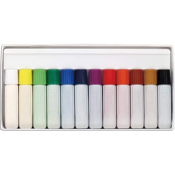 Aquarela Htp, 12 Cores 6ml, HTP-12B - Pentel CX 1 UN