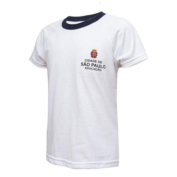 Camiseta escola, PMSP Tamanho 6, Loa - PT 1 UN Camiseta escola, PMSP Tamanho 6, Loa - PT 1 UN