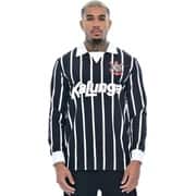 Camisa Corinthians Retrô 1990 Kalunga, Polo Manga Longa Listrada, Fio Tinto, Tamanho XGG, 33044, Corinthians - PT 1 UN
