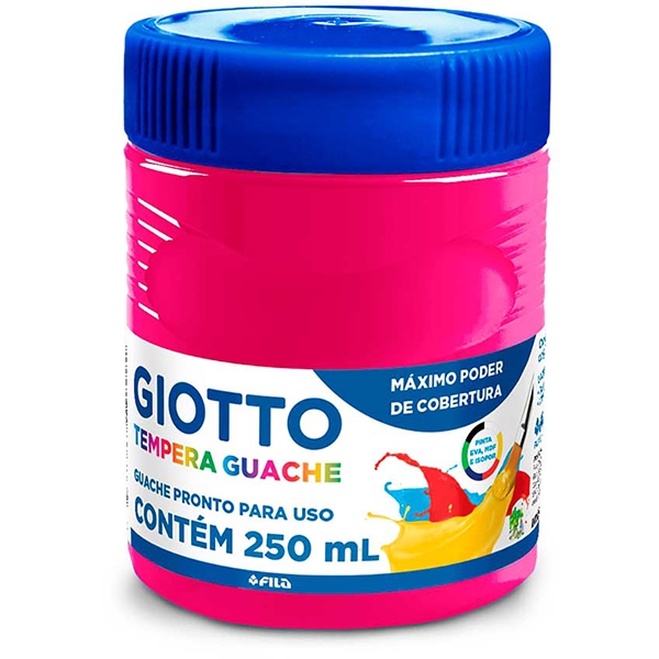 Tinta guache magenta, 250ml, 014020, Giotto - 1 UN