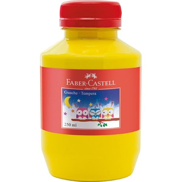 Tinta Guache Faber-Castell 250ml, Amarelo PO 1 UN