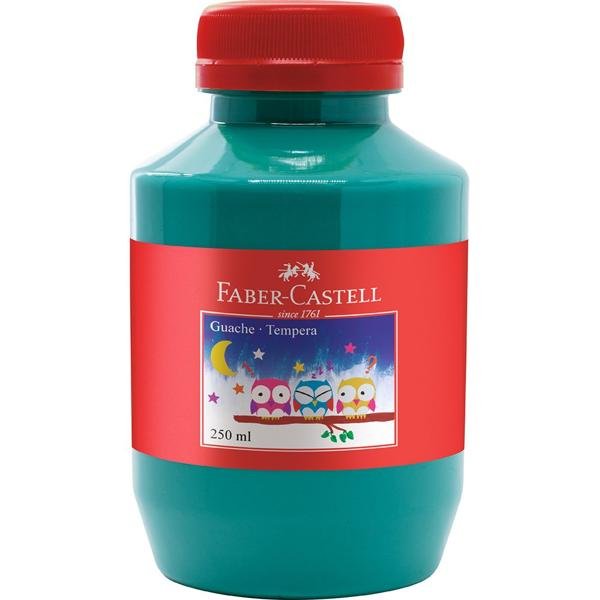 Tinta Guache Faber-Castell 250ml, Verde Claro PT 1 UN