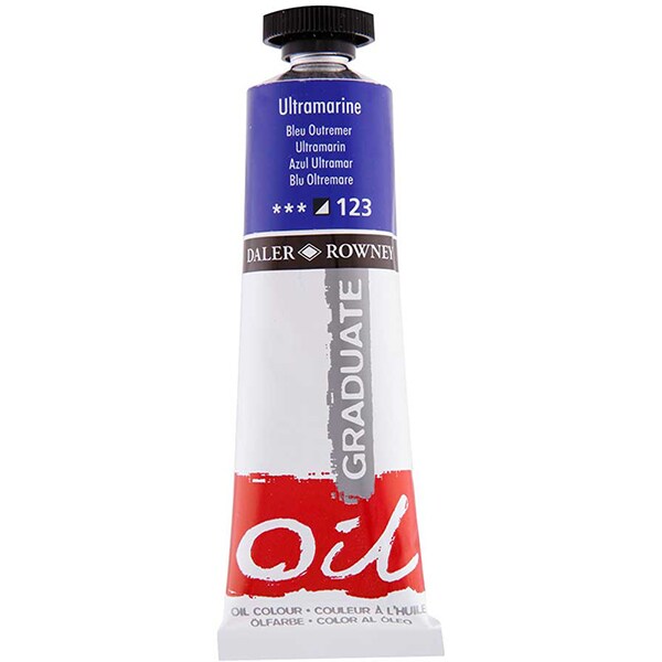 Tinta a óleo Graduate, Azul Marinho, 38ml, 117038123, Daler Rowney - 1 UN