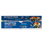 Tinta acrilica fosca 15ml 12 cores, B230012, Giotto - CX 1 UN