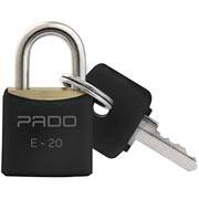 Cadeado e-20mm preto Pado BT 1 UN