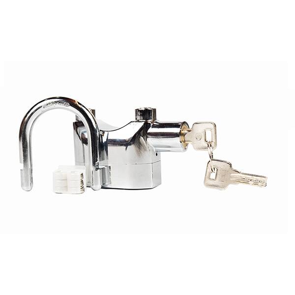 Cadeado com chave em aço inox, Alarme Sonoro, Lock Alarm, Cromado, K101A, Safewell - BT 1 UN