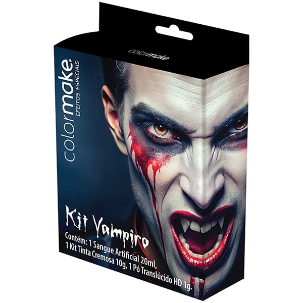 Efeito especial kit vampiro, 5518, Colormake - CX 1 UN
