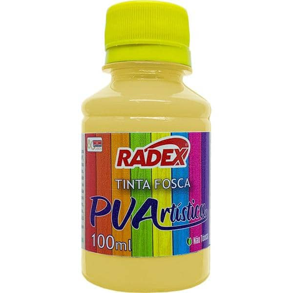 Tinta PVA para artesanato Amarelo ouro, 9673, Radex - 1 UN