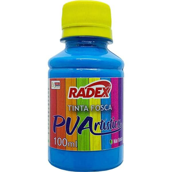 Tinta PVA para artesanato Azul celeste, 9674, Radex - 1 UN