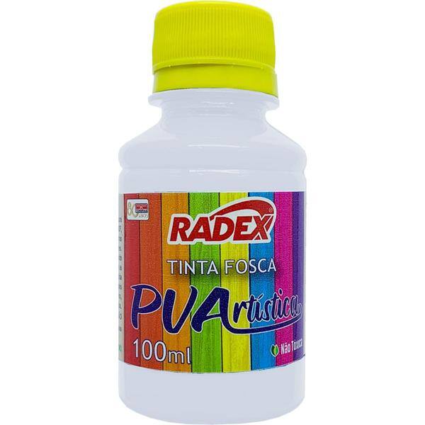 Tinta PVA para artesanato Branco, 9676, Radex - 1 UN