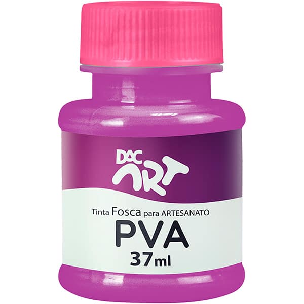 Tinta PVA para Artesanato, Fosca, 37ml, Magenta, 26001-24, DAC - 1 UN