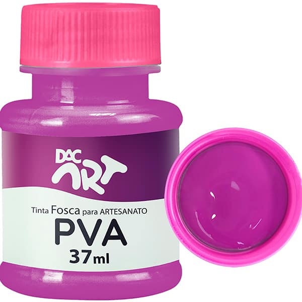 Tinta PVA para Artesanato, Fosca, 37ml, Magenta, 26001-24, DAC - 1 UN