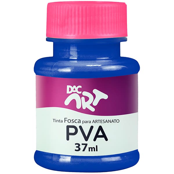 Tinta PVA para Artesanato, Fosca, 37ml, Azul Ultramar, 26001-27, DAC - 1 UN