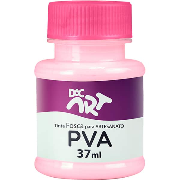 Tinta PVA para Artesanato, Fosca, 37ml, Rosa Bebê, 26001-31, DAC - 1 UN