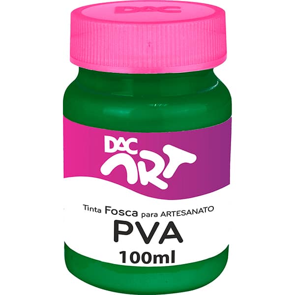 Tinta PVA para Artesanato, Fosca, 100ml, Verde Musgo, 26002-10, DAC - 1 UN