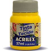 Tinta p/tecido fosca 37ml amarelo ouro 04140 Acrilex PT 1 UN