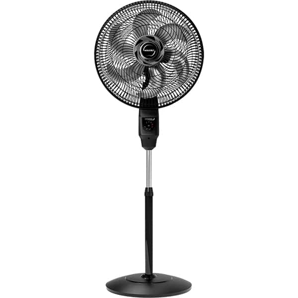 Ventilador de coluna com controle remoto, Chronos, Preto / Grafite, 6 pás, 40 cm, 220 v, B94401731, Mallory - CX 1 UN
