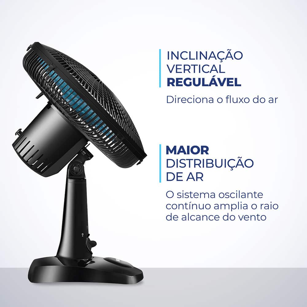 Ventilador De Mesa, 6 Pás, 30cm, 60w, 127v, Preto, VSP-30-AP, Mondial ...