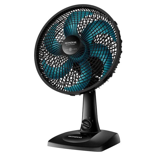 Ventilador de mesa, 6 pás, 30cm, 60w, 220v, Preto, VSP-30-AP, Mondial - CX 1 UN