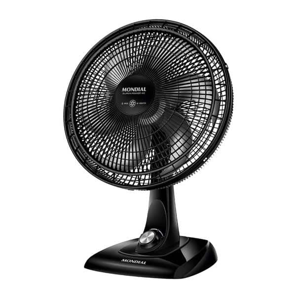 Ventilador de Mesa 40cm, 6 Pás, Preto, 140w, Mondial - CX 1 UN