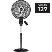 Ventilador de coluna 40cm, Max Control com controle remoto, preto / grafite, 15 pás, 127v, B94401761, Mallory - CX 1 UN