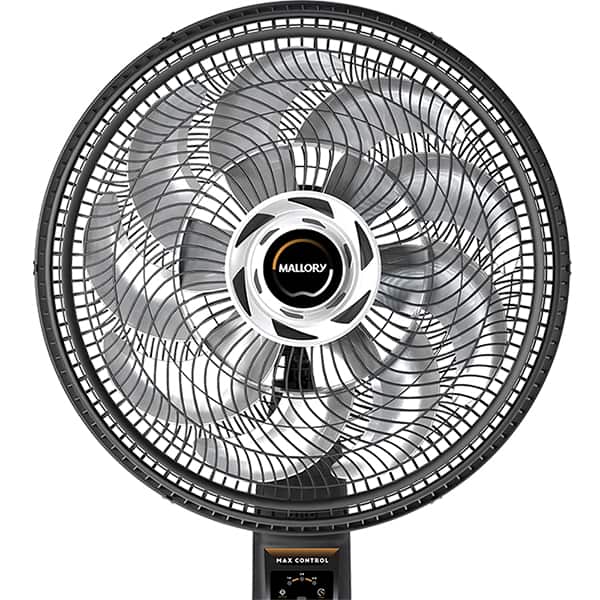 Ventilador de coluna 40cm, Max Control com controle remoto, preto / grafite, 15 pás, 127v, B94401761, Mallory - CX 1 UN