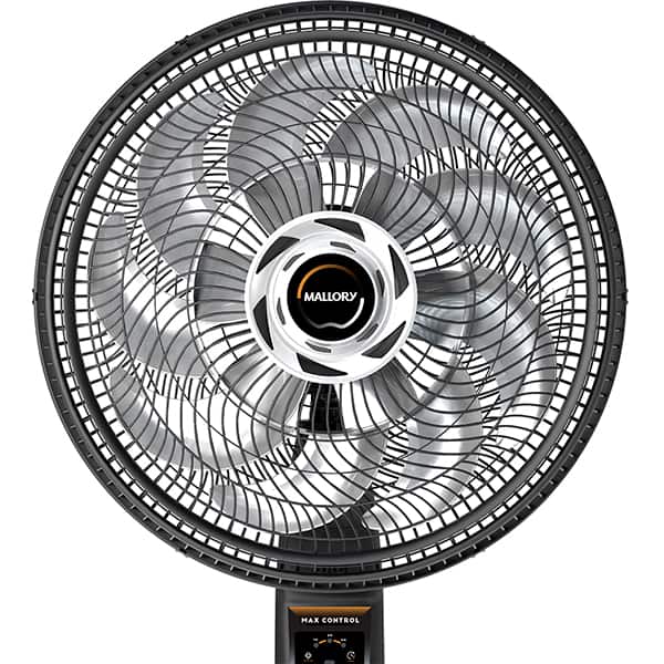 Ventilador de coluna 40cm, Max Control com controle remoto, preto / grafite, 15 pás, 220v, B94401762, Mallory - CX 1 UN