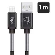 Cabo USB para micro USB, 1m, Preto, SP510BK, Elg - BT 1 UN