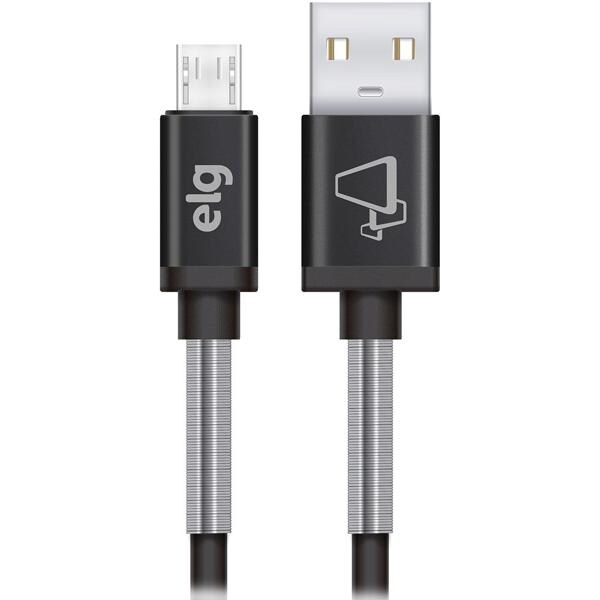 Cabo USB para micro USB, 1m, Preto, SP510BK, Elg - BT 1 UN