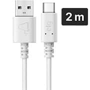 Cabo USB-A para USB-C 2m branco TCUSB2 Elg BT 1 UN BT 1 UN