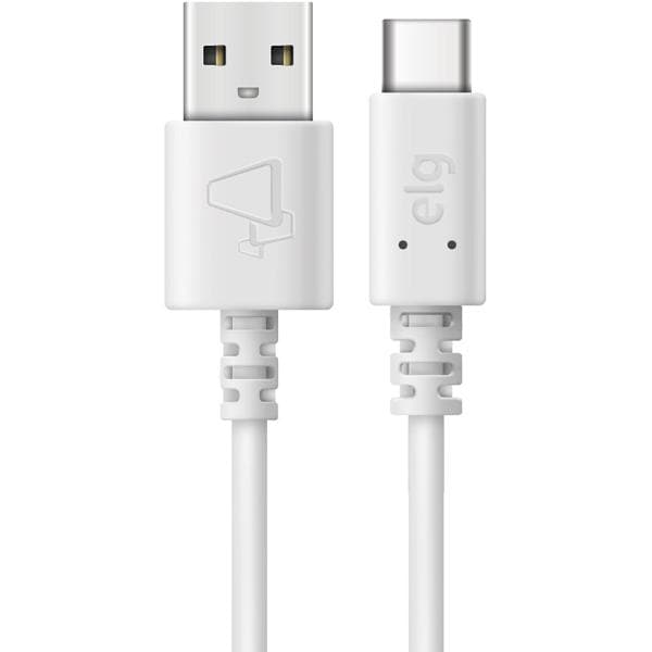 Cabo USB para Tipo-C 2m branco TCUSB2 Elg BT 1 UN