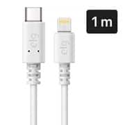 Cabo USB Tipo-C para lightning, 1m, Branco, TCL10, Elg - BT 1 UN