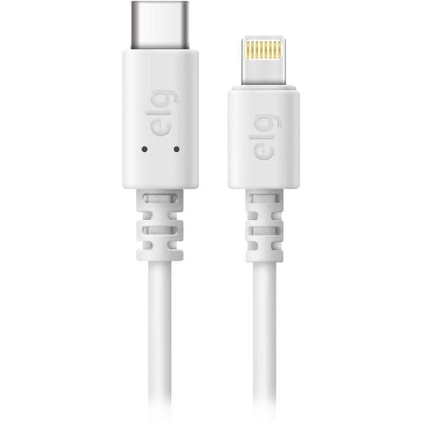 Cabo USB tipo C para lightning, 2m, Branco, TCL20, Elg - BT 1 UN