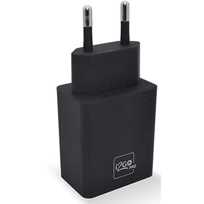 Carregador de tomada c/2 portas USB bivolt preto PROWAL020 I2Go BT 1 UN