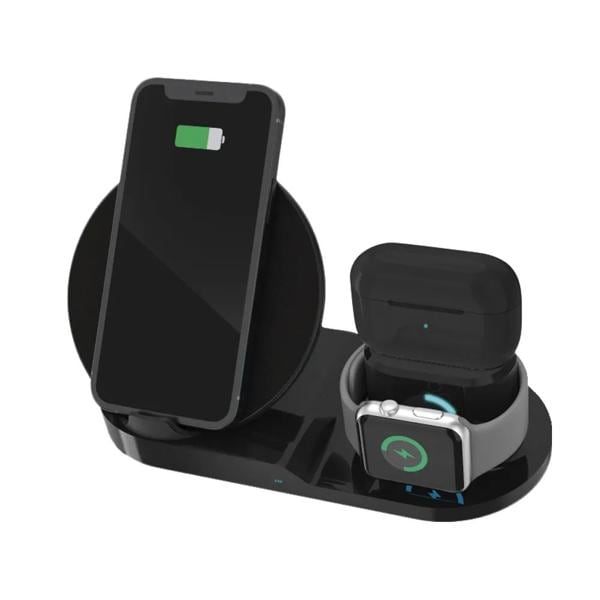 Carregador sem fio por indução de mesa, USB C, Preto, CB162, Pulse - CX 1 UN