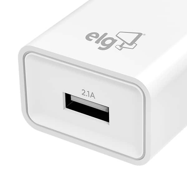 Carregador de tomada c/1 saída USB bivolt WC1A Elg BT 1 UN