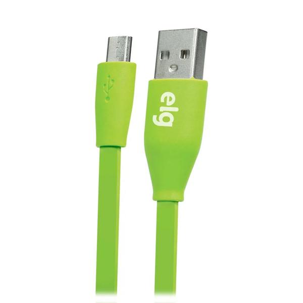 Cabo USB para micro USB, 1m, Verde, L510VD, Elg - BT 1 UN