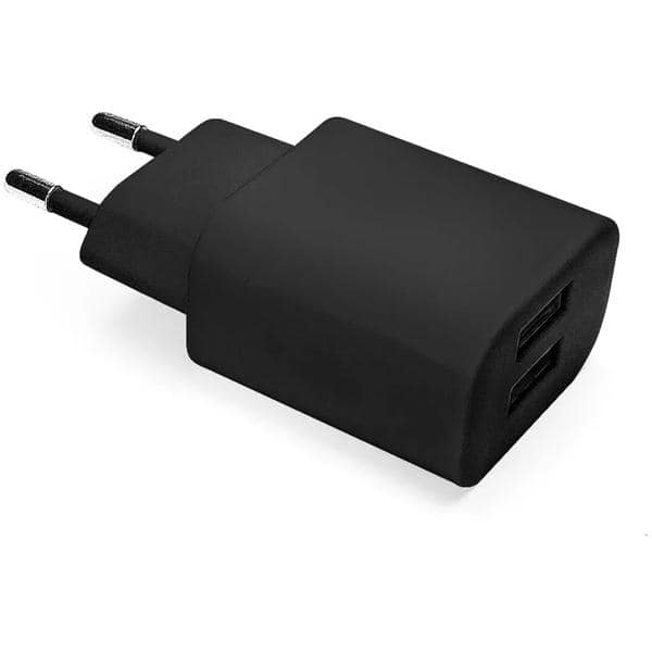 Carregador de tomada c/2 saídas USB bivolt preto ESACB2 Geonav BT 1 UN