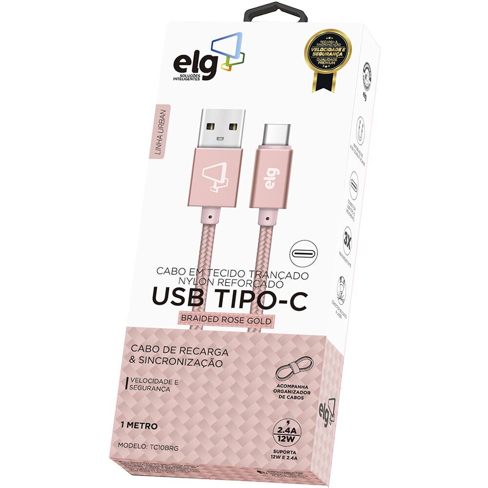 Cabo Usb 2 0 A Para Tipo C 1m Rose Gold Tc10brg Elg Bt 1 Un Smartphones And Telefonia Kalunga