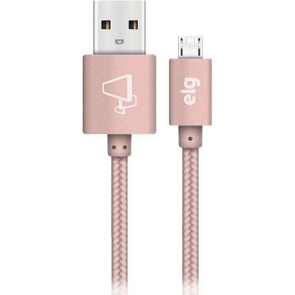 Cabo USB para micro USB, 1m, Rose gold, M510BRG, Elg - BT 1 UN