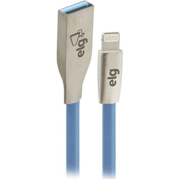 Cabo USB para lightning, 1m, Azul, L810PB, Elg - BT 1 UN