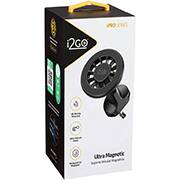 Suporte veicular magnético para Smartphone, 360°, preto, PROOTH062, I2Go - CX 1 UN Suporte veicular magnético para Smartphone, 360°, preto, PROOTH062, I2Go - CX 1 UN