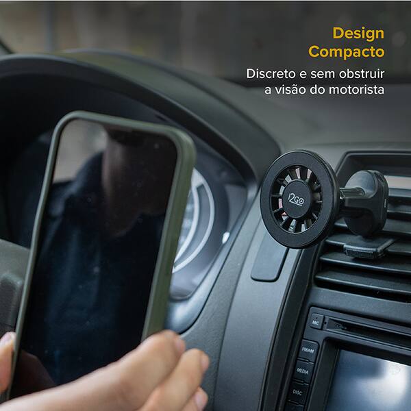 Suporte veicular p/ Smartphone magnético 360° pt PROOTH062 I2Go CX 1 UN