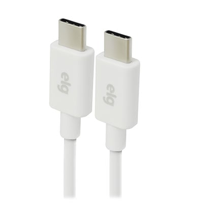 Cabo USB para Tipo-C 1m branco TC2TC Elg BT 1 UN