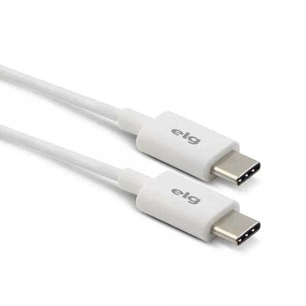 Cabo USB para Tipo-C 1m branco TC2TC Elg BT 1 UN