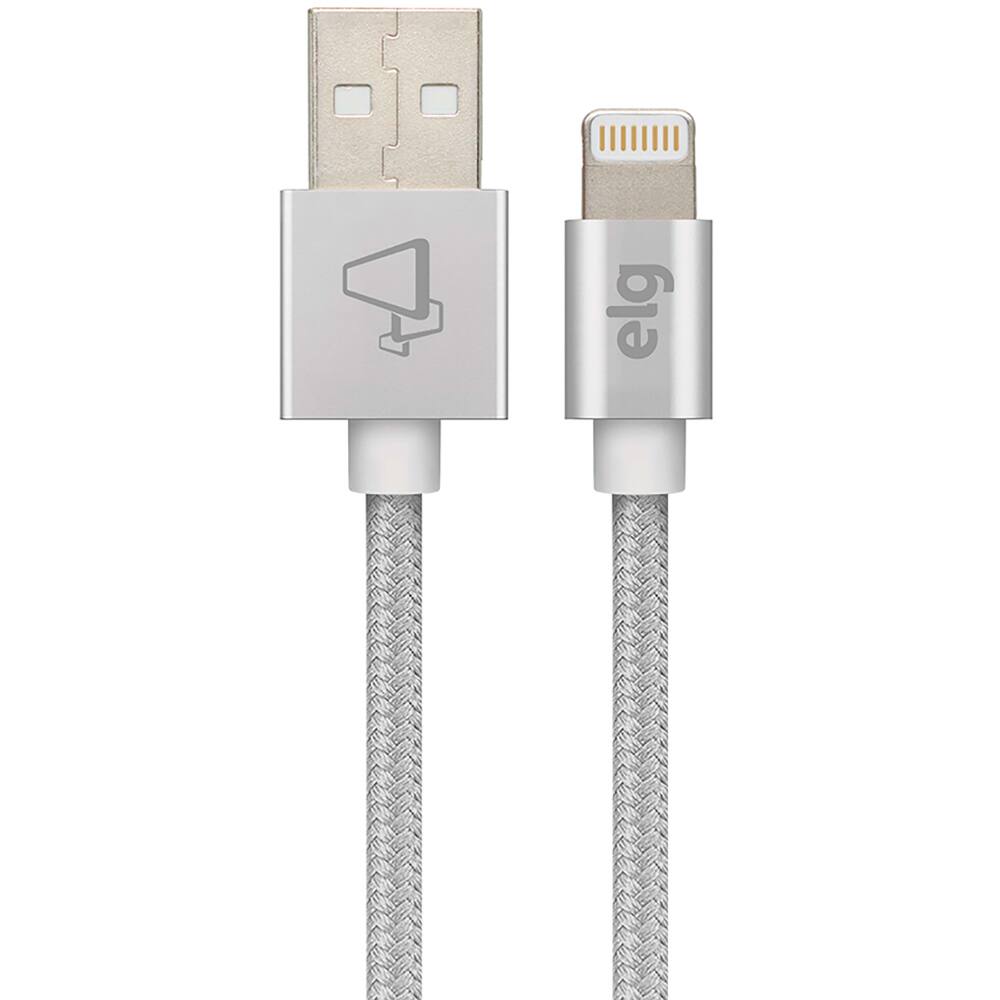 Cabo lighting recarga e sincronização, 1.8m Prata, C818BS, ELG PT 1