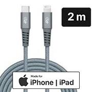 Cabo USB C para lightning, Certificado Apple, 2m, PROCBL011, I2Go - BT 1 UN