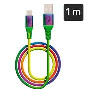 Cabo USB para micro USB, 1m, Colorido, M510RB, Elg - PT 1 UN